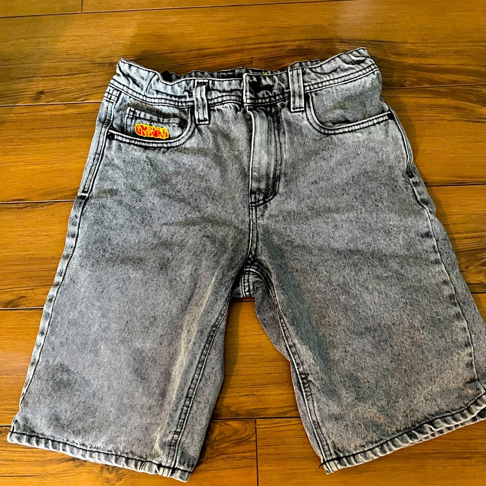 Empyre kids acid wash denim shorts